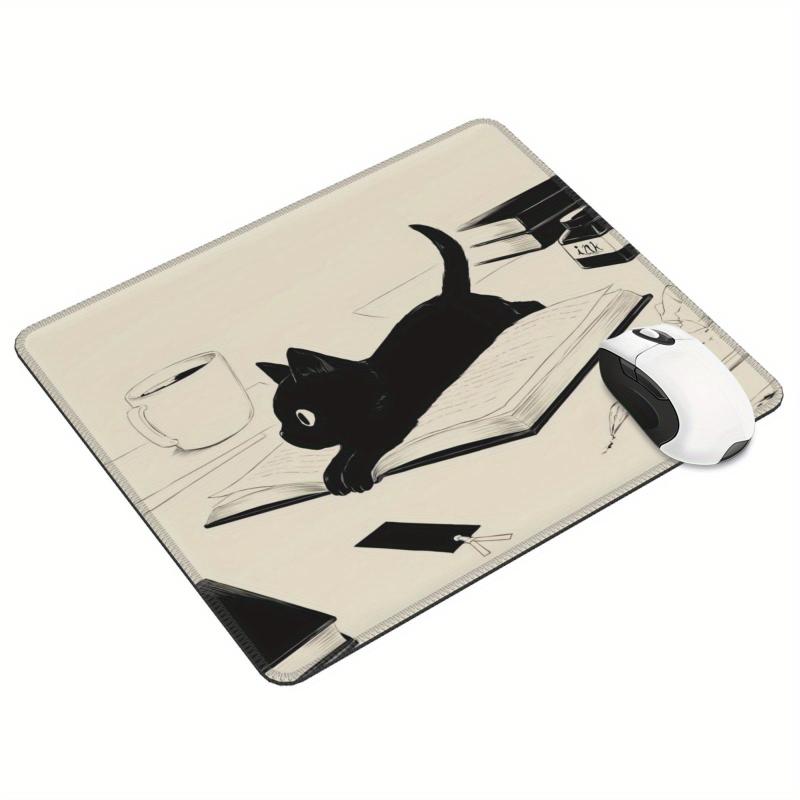 Funny Cat Mouse Pad Non Slip Rubber Base Animals Mouse Pad for Desk