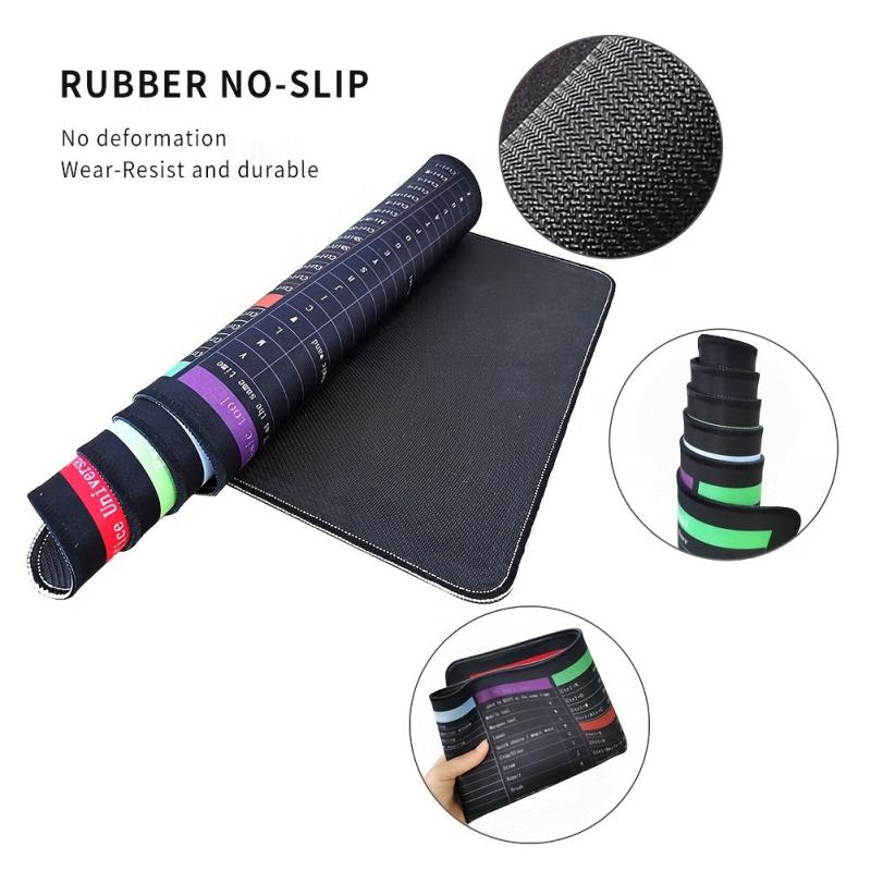 Custom Gaming Mouse Pad Non Slip Soft Rubber Bottom Stitched Edge