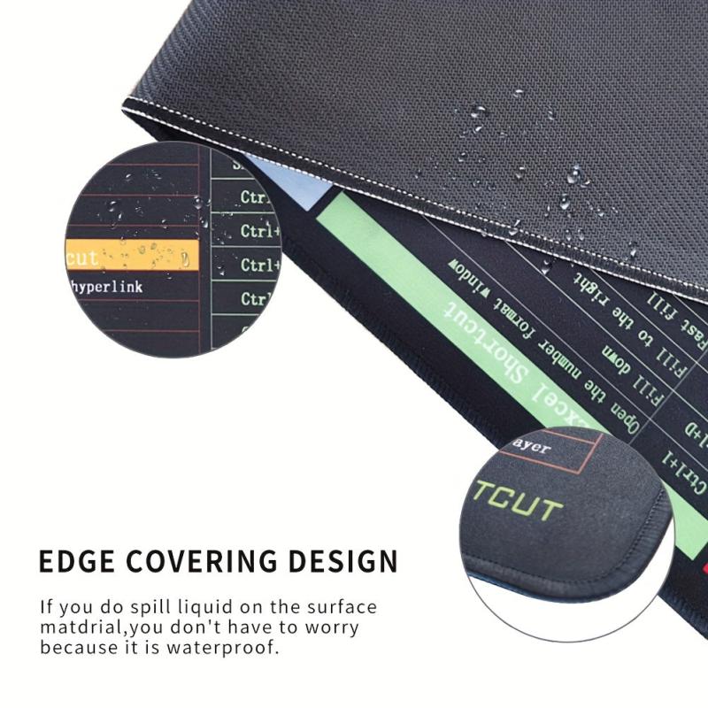 Custom Gaming Mouse Pad Non Slip Soft Rubber Bottom Stitched Edge