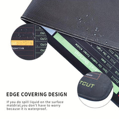 Custom Gaming Mouse Pad Non Slip Soft Rubber Bottom Stitched Edge