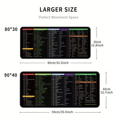 Custom Gaming Mouse Pad Non Slip Soft Rubber Bottom Stitched Edge