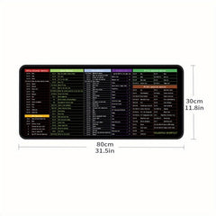 Custom Gaming Mouse Pad Non Slip Soft Rubber Bottom Stitched Edge