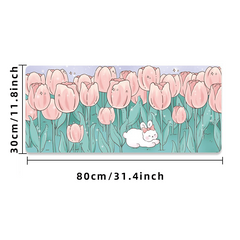 Cartoon Flower Mouse Pad for Laptop & Office Desk