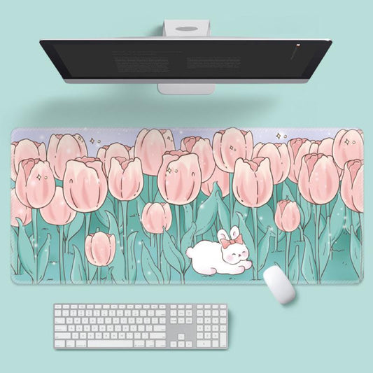 Cartoon Flower Mouse Pad for Laptop & Office Desk