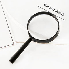Optical Magnifying Glass for Elderly Reading, Handheld Magnifier