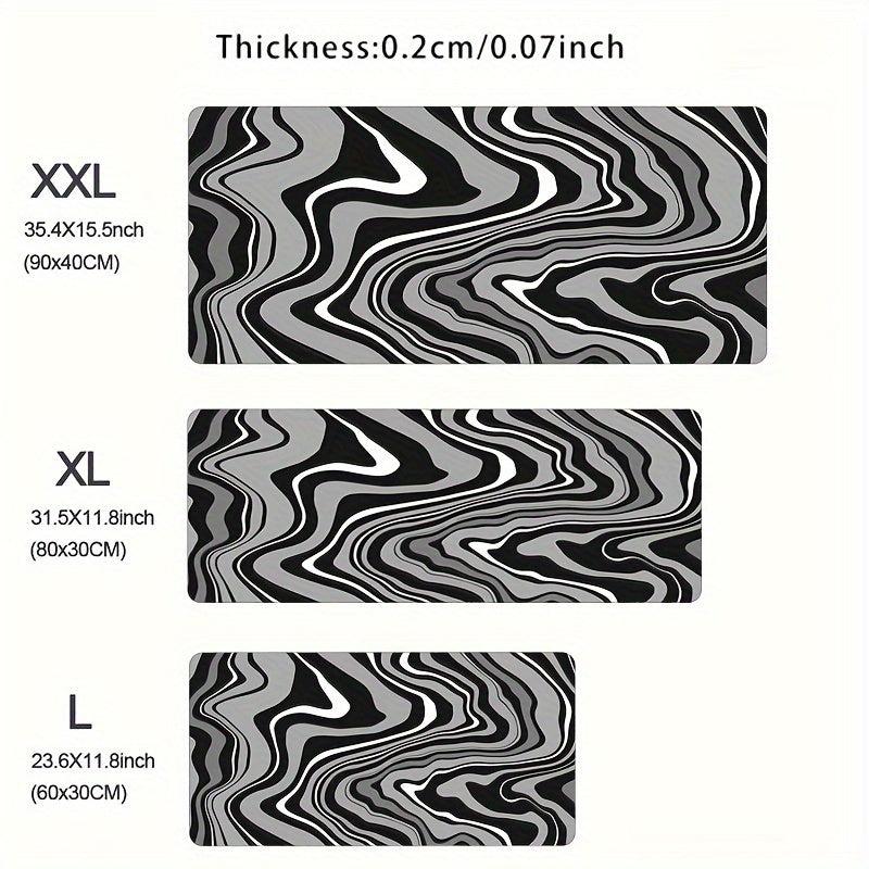 Liquid Large Mouse Pad Laptop HD Image Gaming Keyboard Mat