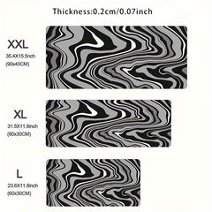Liquid Large Mouse Pad Laptop HD Image Gaming Keyboard Mat