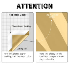 Permanent Vinyl 30 X 6 FT Glossy Adhesive Vinyl Roll