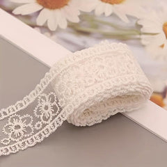 Golden Silk Thread Embroidery Lace Headdress Lace