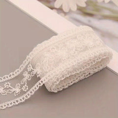 Golden Silk Thread Embroidery Lace Headdress Lace