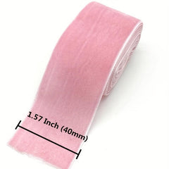2 Yards 40mm Velvet Ribbon Wedding Party Decoration Ribbon Gift