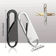 5pcs Detachable Zipper Head Repair Kits 3 Colors