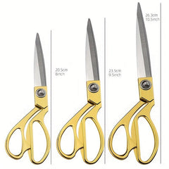 Golden Fabric Scissors Stainless Steel Tailor Scissors