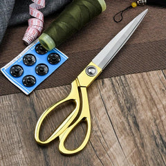 Golden Fabric Scissors Stainless Steel Tailor Scissors
