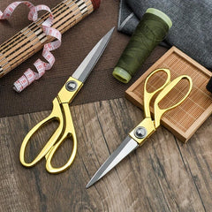 Golden Fabric Scissors Stainless Steel Tailor Scissors