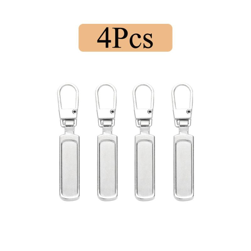 4pcs Detachable Zipper Pull Replacement For Jeans & Backpack