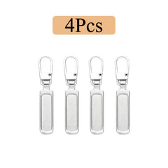 4pcs Detachable Zipper Pull Replacement For Jeans & Backpack