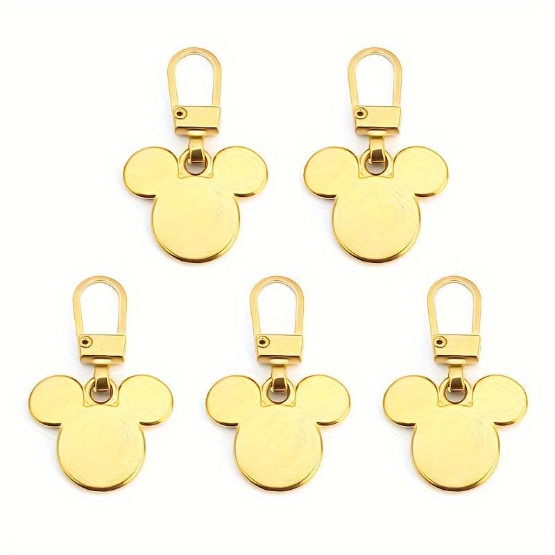 5pcs Small Hole Zipper Pull Tabs Replacement