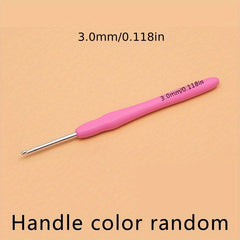 Crochet Tool Set Hook Doll Wool Thread Stainless Steel Soft Handle Crochet Needl