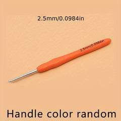 Crochet Tool Set Hook Doll Wool Thread Stainless Steel Soft Handle Crochet Needl