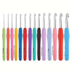 Crochet Tool Set Hook Doll Wool Thread Stainless Steel Soft Handle Crochet Needl