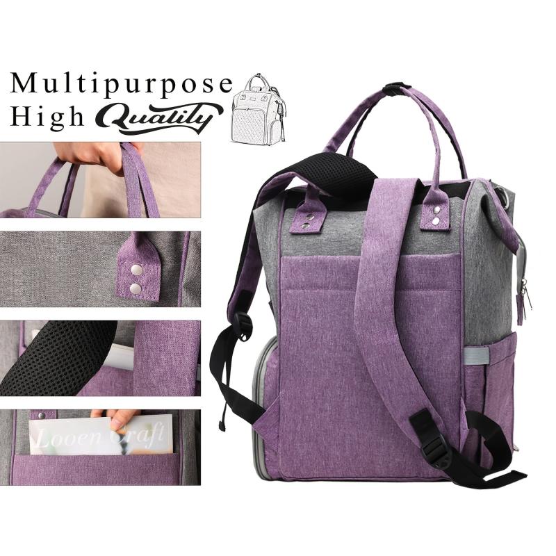 Knitting Bag Backpack Yarn Storage Organizer Tote Bag Holder Case