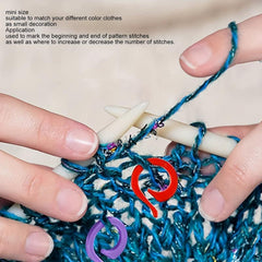 20pcs Stitch Rings Hook Markers Needles Stoppers for Knitting Croche