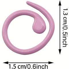 20pcs Stitch Rings Hook Markers Needles Stoppers for Knitting Croche