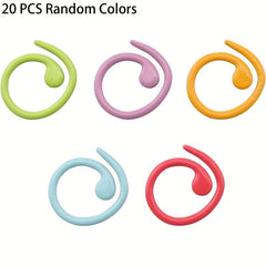 20pcs Stitch Rings Hook Markers Needles Stoppers for Knitting Croche
