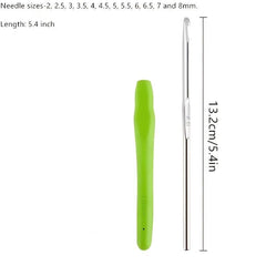 1pc Bearded Needle Crochet Hook Knitting Rod Tool