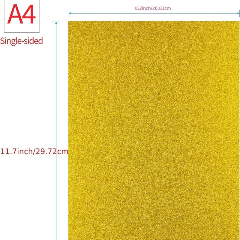 10pcs Glitter Paper Cardstock for DIY Christmas Crafts