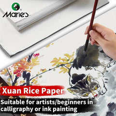 50 Sheets Rice Paper for Sumi & Chinese Painting Calligraph