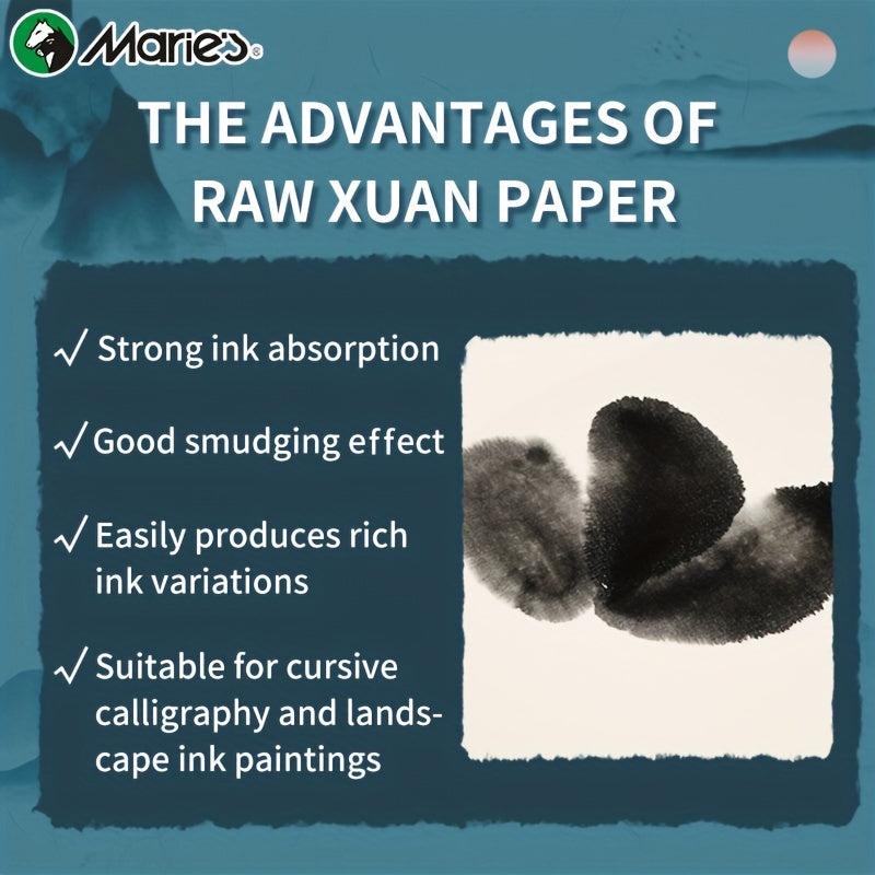 50 Sheets Rice Paper for Sumi & Chinese Painting Calligraph