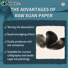 50 Sheets Rice Paper for Sumi & Chinese Painting Calligraph