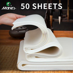 50 Sheets Rice Paper for Sumi & Chinese Painting Calligraph