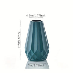 Plastic Vase Glaze Flower Arrangement Container Decorative Flower Pot Crafts