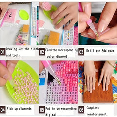 DIY Round Diamond Painting Sea View Door