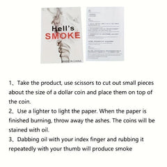 6pcs Finger Smoke Magic Props Creative Special Writing Hell Smoke Magic