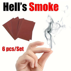 6pcs Finger Smoke Magic Props Creative Special Writing Hell Smoke Magic