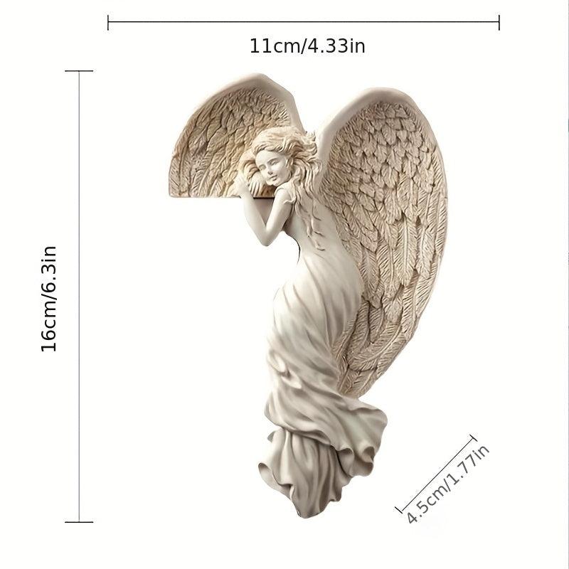 Redemption Angel Door Frame Pendant Left and Right Angel Wings Resin Crafts