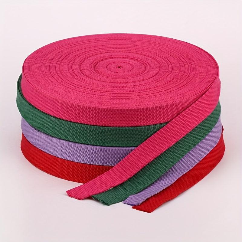 Colorful Webbing Marching Backpack with Canvas Box Bag