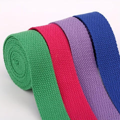 Colorful Webbing Marching Backpack with Canvas Box Bag