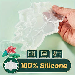 Lotus Flower Coaster Silicone Resin Mold Craft DIY Candle Mould