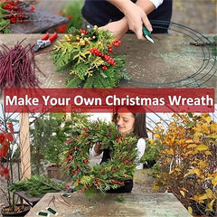 Green Floral Wire Christmas Wreath Wire 35m No 22 Flexible Paddle Wire