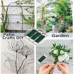 Green Floral Wire Christmas Wreath Wire 35m No 22 Flexible Paddle Wire