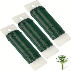 Green Floral Wire Christmas Wreath Wire 35m No 22 Flexible Paddle Wire