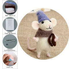 Needle Felting Kit For Beginners Teacher Mouse