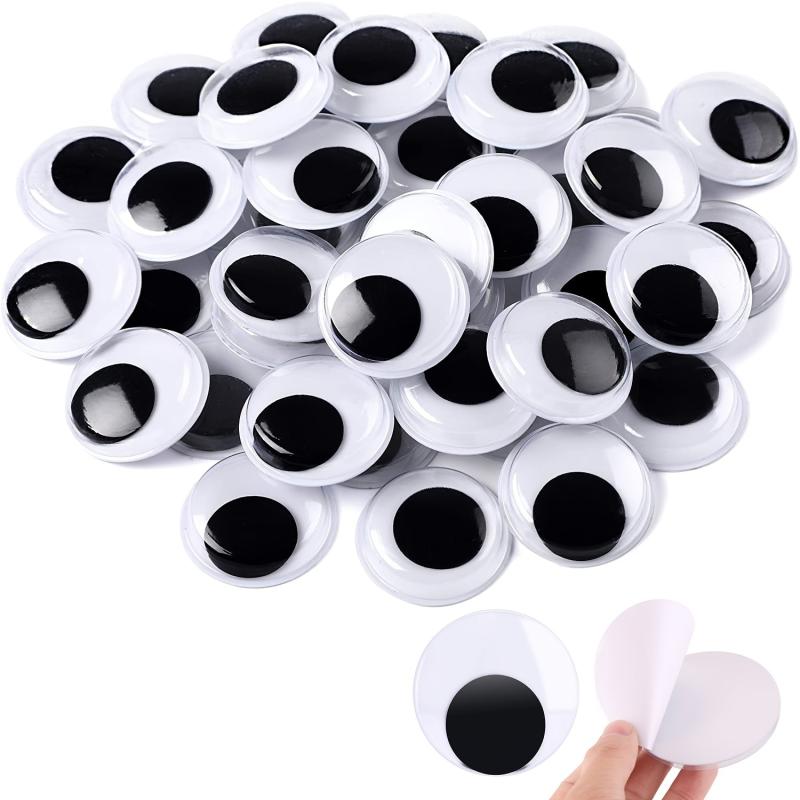 100pcs Self Adhesive Googly Eyes for DIY Crafts & Party Decorations