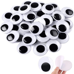 100pcs Self Adhesive Googly Eyes for DIY Crafts & Party Decorations