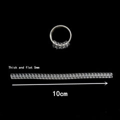 Ring Size Adjuster Spiral Tightener Transparent Ring Resizer